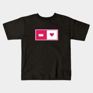 Heart and crown Kids T-Shirt